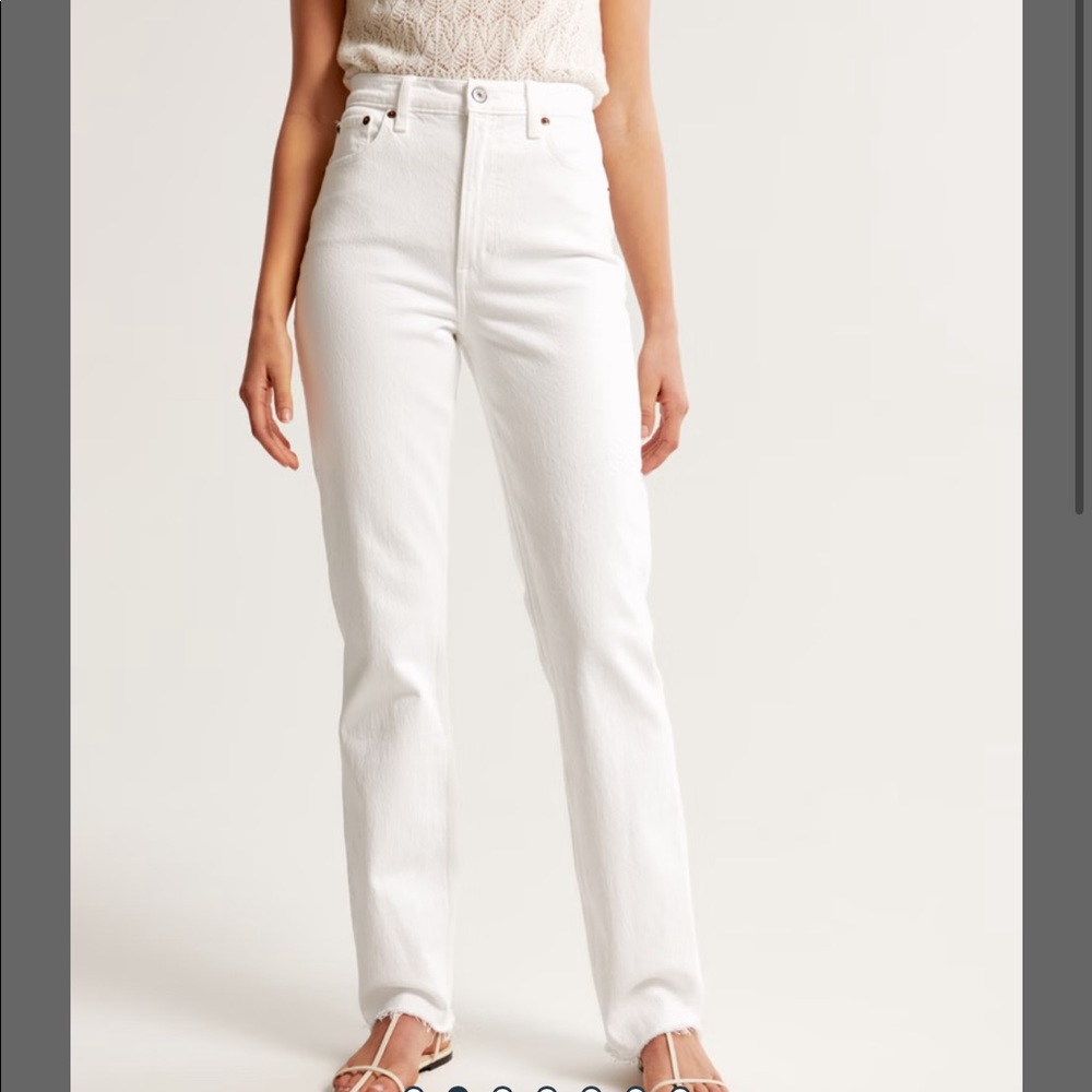 Abercrombie White Jeans
